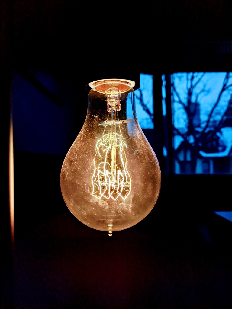 Glowing bulb